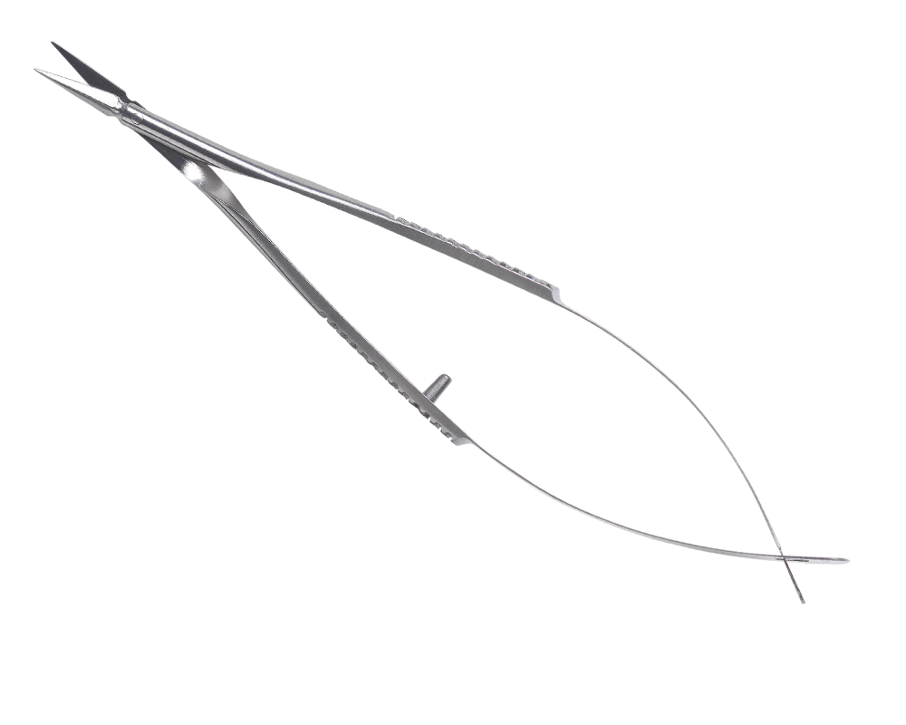 thumbnail image 2 of O.R. Grade McPherson Vannas Scissors – Curved, Sharp/Sharp, For Ophthalmic & Microsurgery 2 of 9