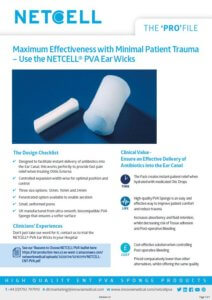 NETCELL Ear Wicks ProFile - DTR Medical DTR Medical